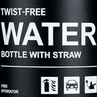 Black Fire Extinguisher Flaske