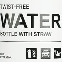 White Fire Extinguisher Flaske